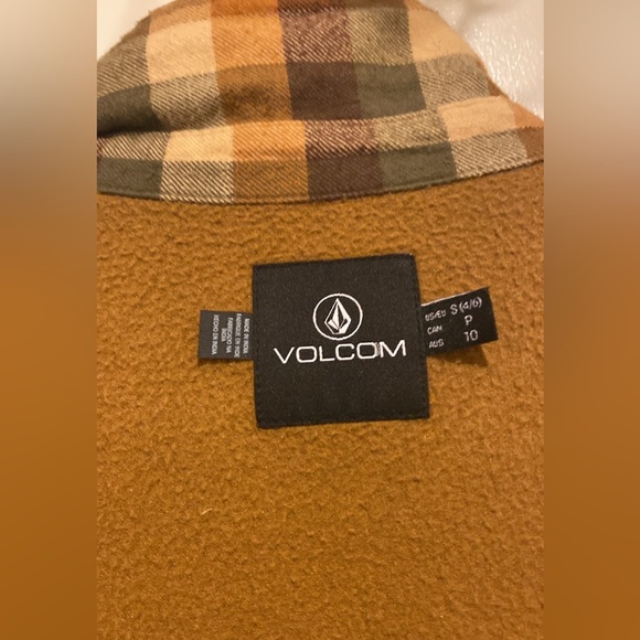 VOLCOM Polar Boobear Long Sleeve Bronze- Size Small- PreOwned - Picture 11 of 12